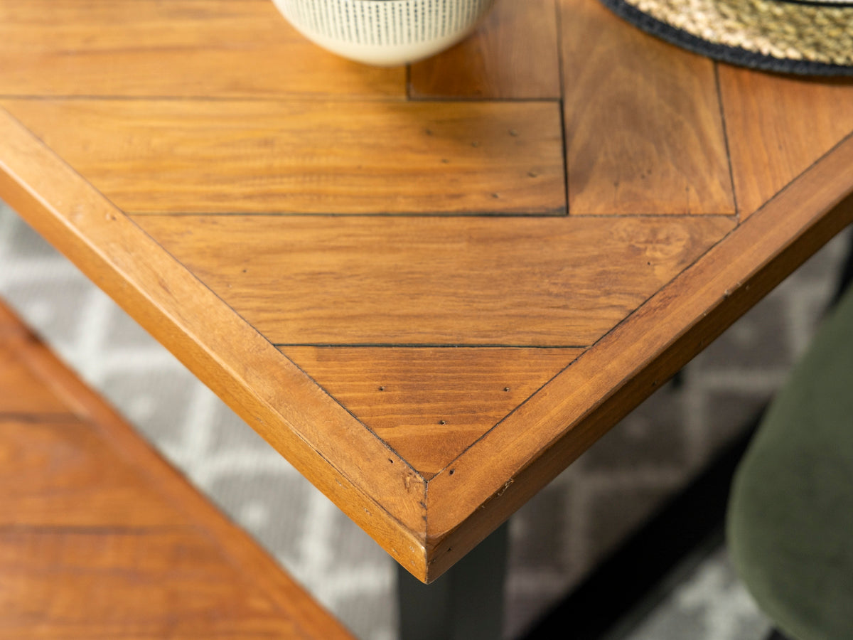 Table de salle à manger extensible Tulsa (140 cm - 180 cm) et chaises de salle à manger Gabo