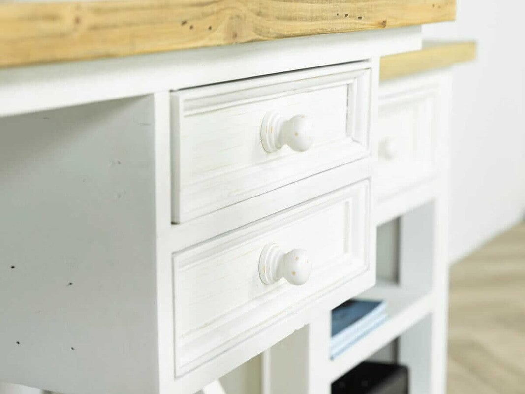 Classeur peint en gris tourterelle