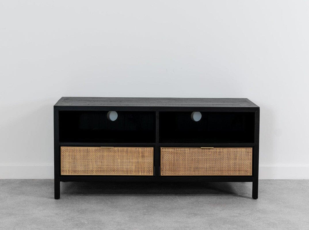 Meuble TV en osier Newport