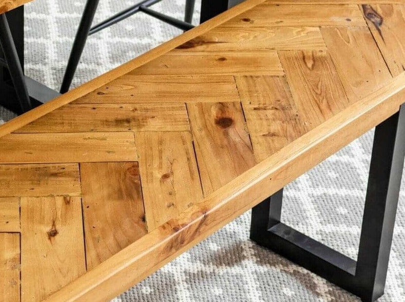 Table de salle à manger fixe Tulsa (135 cm) et chaises de salle à manger Gabo