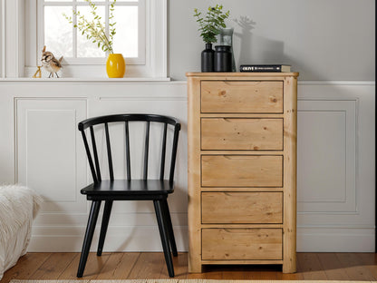 Commode haute Exeter à 5 tiroirs