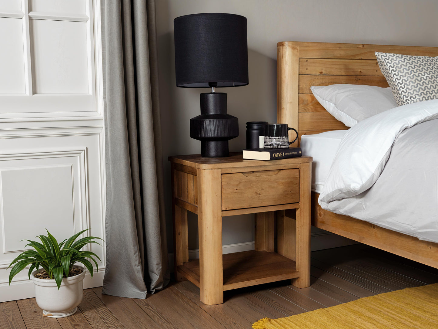 Table de chevet Exeter à 1 tiroir