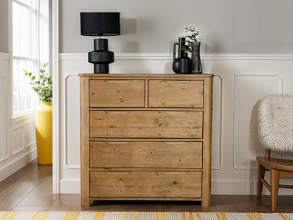 Commode large Exeter à 5 tiroirs