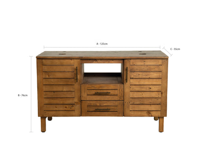 Meuble-lavabo double Bayou