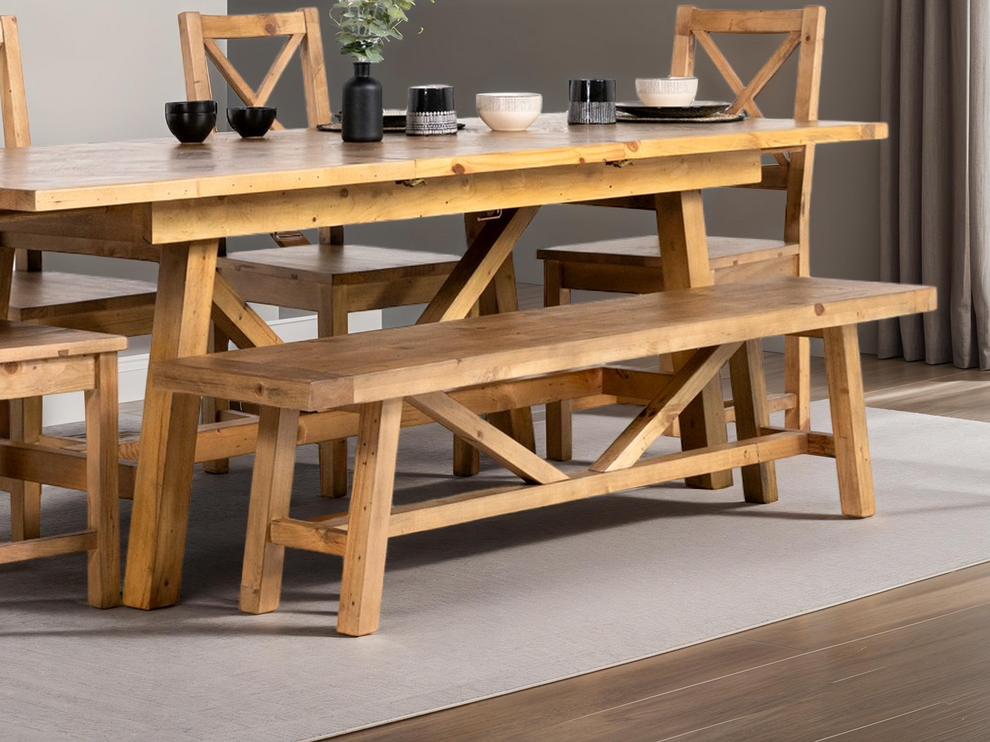 Banc de salle à manger Como 140 cm