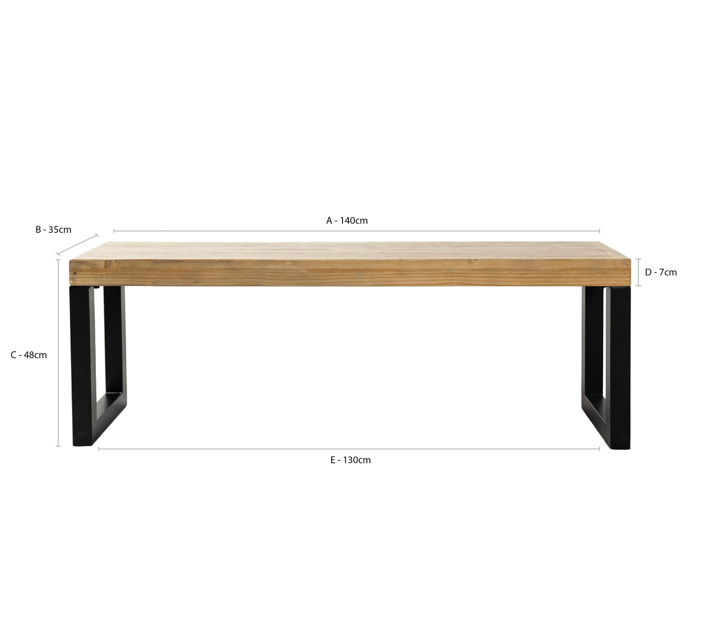 Petit banc léger de Brooklyn