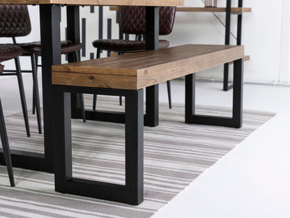 Table de salle à manger extensible Brooklyn (140 cm - 180 cm) et chaises de salle à manger Alston