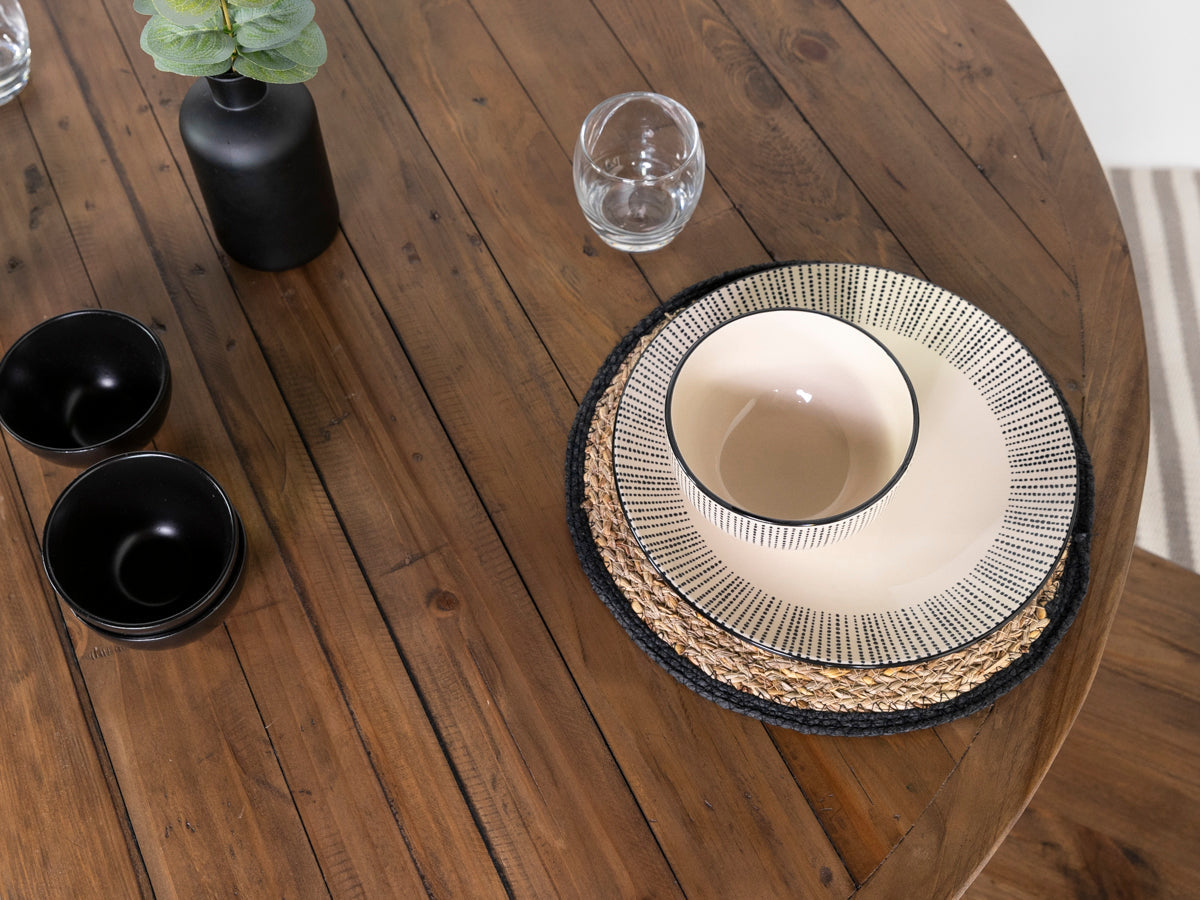 Table de salle à manger ronde Brooklyn 120 cm