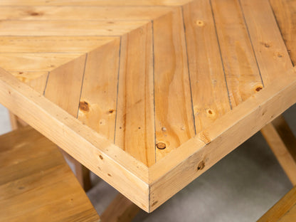 Table de salle à manger fixe Baltimore et chaise de salle à manger Alston - variante