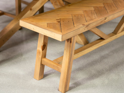 Table de salle à manger fixe Baltimore et chaise de salle à manger Alston - variante