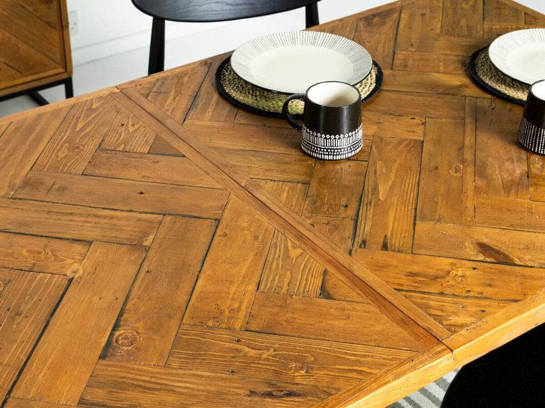 Table de salle à manger extensible Tulsa (180 cm - 240 cm) et chaises de salle à manger Bogart