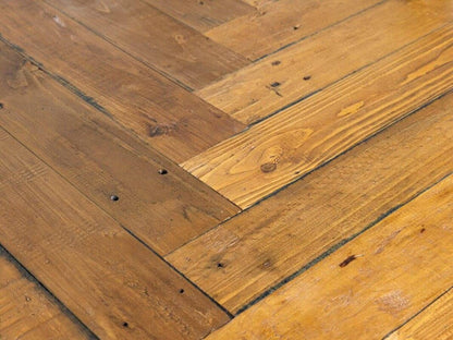 Table de salle à manger ronde Tulsa et chaises de salle à manger marron Houston