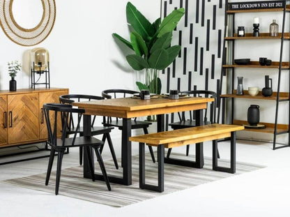 Table de salle à manger fixe Tulsa 135 cm