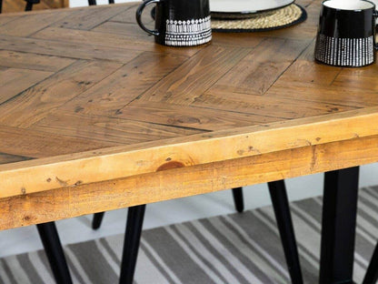 Table de salle à manger extensible Tulsa (140 cm - 180 cm) et chaises de salle à manger Alston