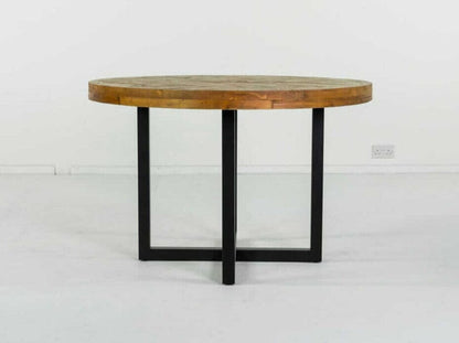 Table de salle à manger ronde Tulsa 120 cm