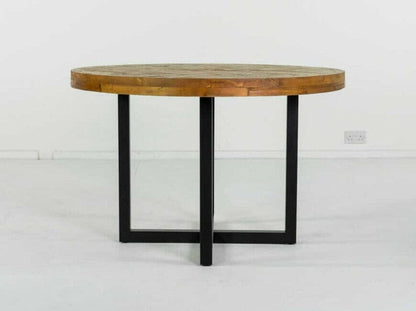 Table de salle à manger ronde Tulsa 120 cm