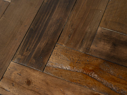 Table de salle à manger Tulsa Dark 180 cm à plateau fixe et chaise Grainger marron