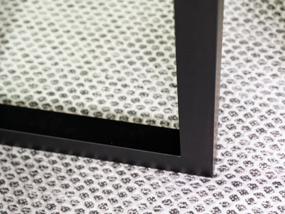 Table de salle à manger fixe Tulsa Dark 135 cm et chaise Grainger marron