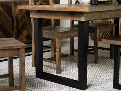 Table de salle à manger extensible Tulsa Dark (180 cm - 240 cm)