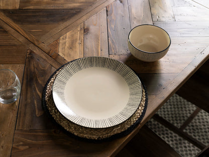 Table de salle à manger extensible Tulsa Dark (180 cm - 240 cm) et chaise de salle à manger Grainger marron