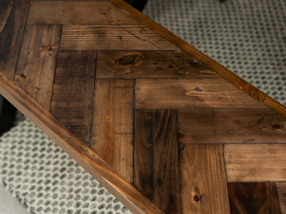 Table de salle à manger extensible Tulsa à pieds croisés foncés (140 cm - 180 cm) et chaises de salle à manger grises Dallas