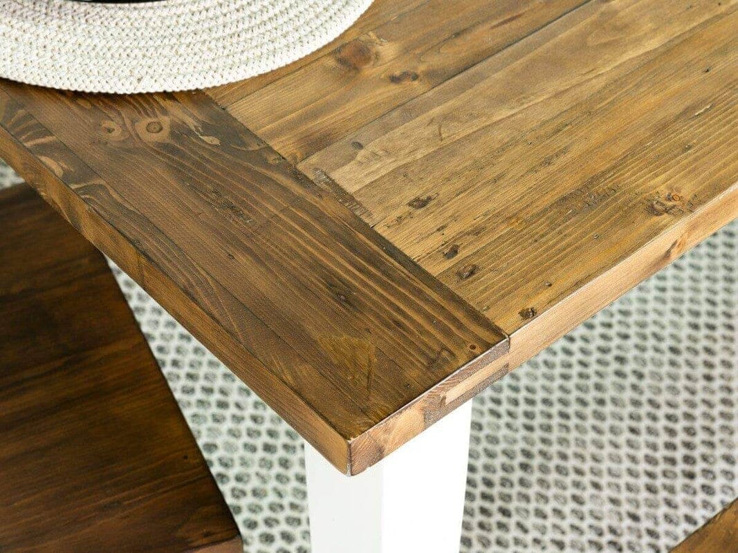 Table de salle à manger extensible Devon (140 cm - 180 cm) et banc