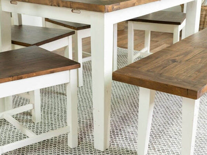 Chaise de salle à manger Devon à dossier croisé (lot de 2)