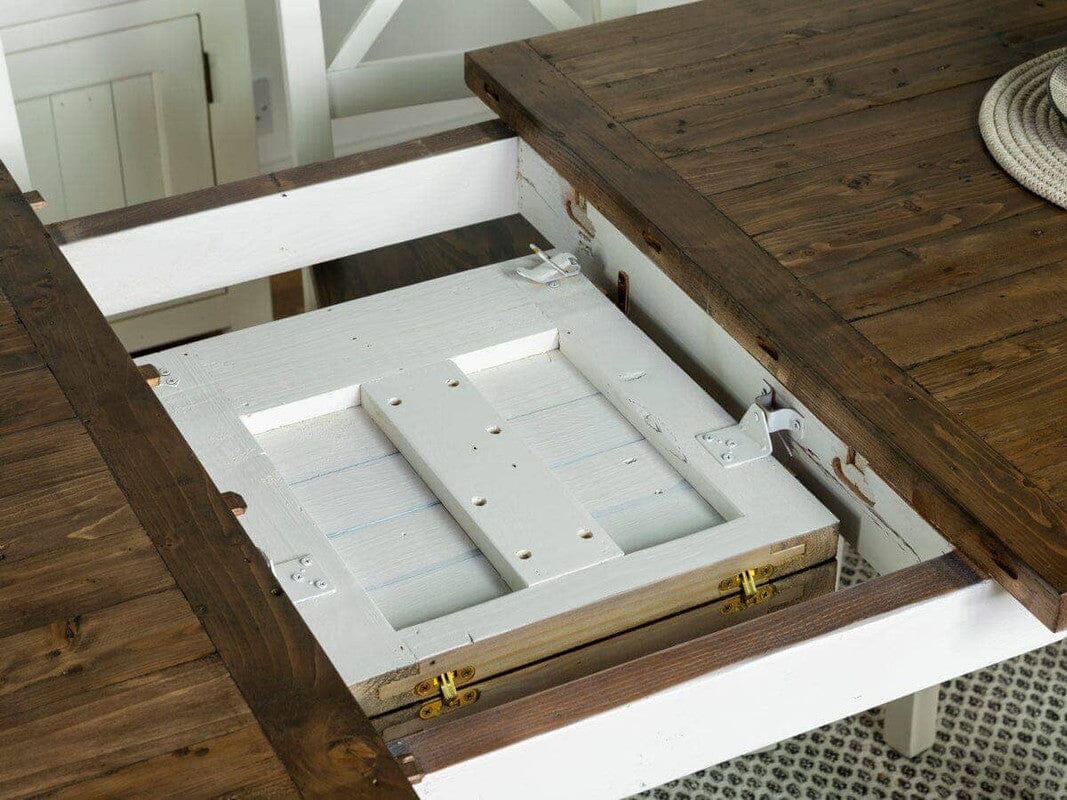 Table de salle à manger extensible Devon (140 cm - 180 cm) et banc