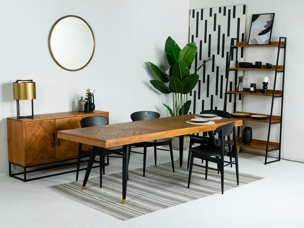 Table de salle à manger extensible Mode 180-240 cm et chaises de salle à manger Gabo