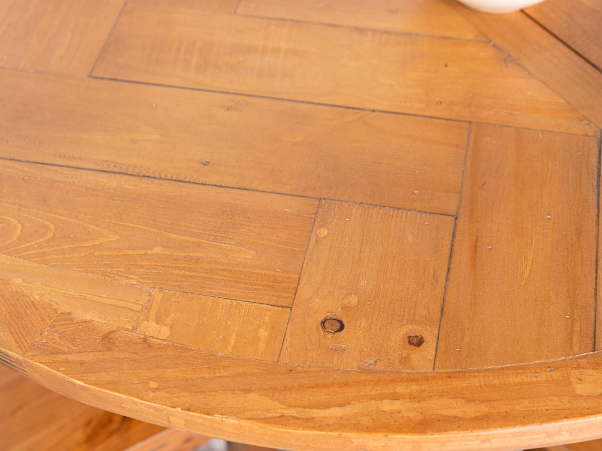 Table de salle à manger ronde extensible Tulsa