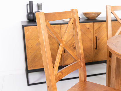 Chaise de salle à manger Tulsa à dossier croisé (lot de 2)