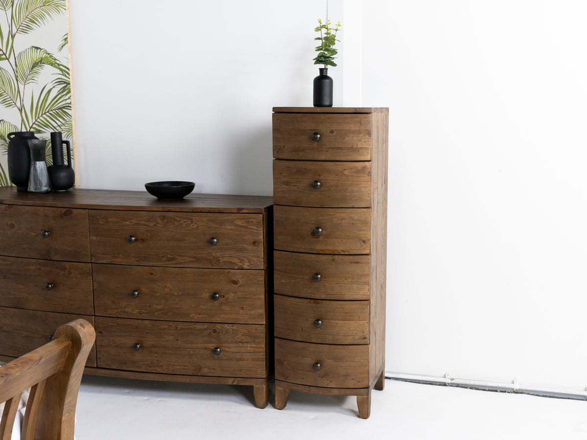 Commode haute Hawaii à 6 tiroirs