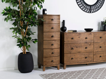 Commode haute Hawaii à 6 tiroirs