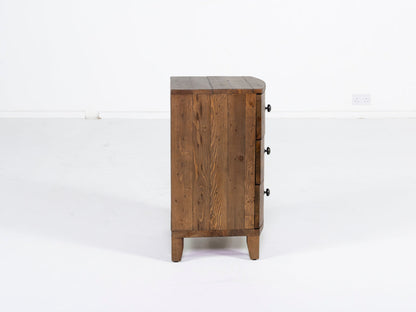 Table de chevet Hawaii à 3 tiroirs