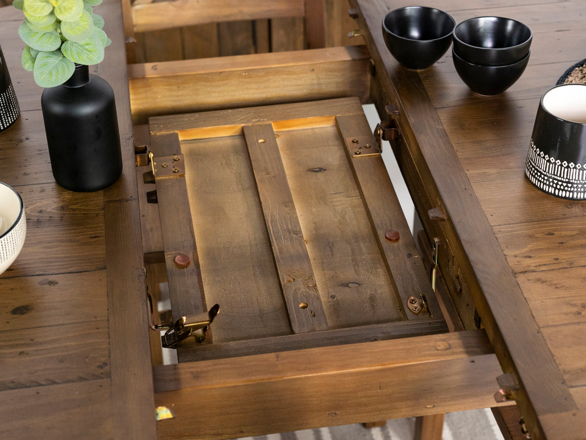 Table de salle à manger ronde extensible Brooklyn et chaises de salle à manger Alston