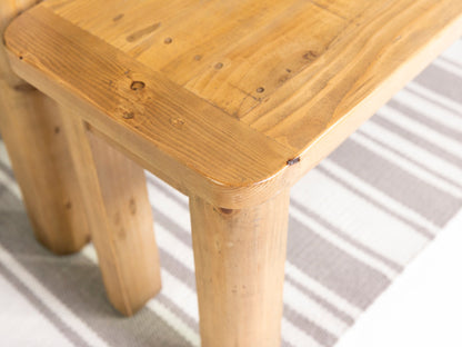 Table de salle à manger extensible Exeter (140 cm - 180 cm) et chaises de salle à manger marron Houston