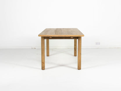 Table de salle à manger extensible Exeter (140 cm - 180 cm) et chaises de salle à manger Dallas couleur fauve