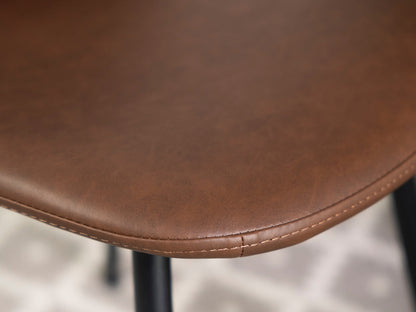 Table de salle à manger extensible Brooklyn Light (180 cm - 240 cm) et chaise de salle à manger Dallas marron