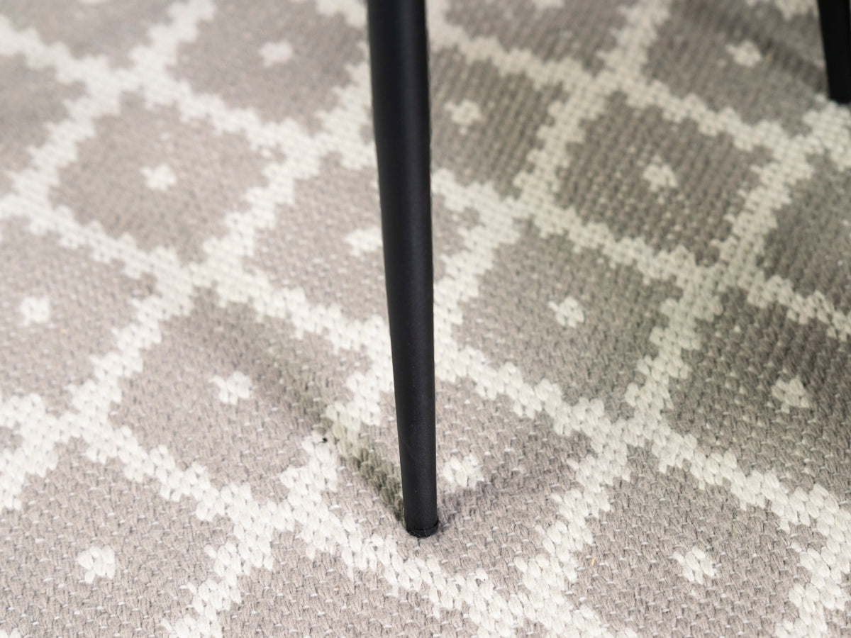 Ensemble de 2 chaises de salle à manger Dallas grises