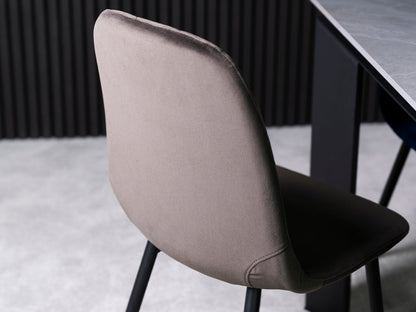 Ensemble de 2 chaises de salle à manger Alston grises