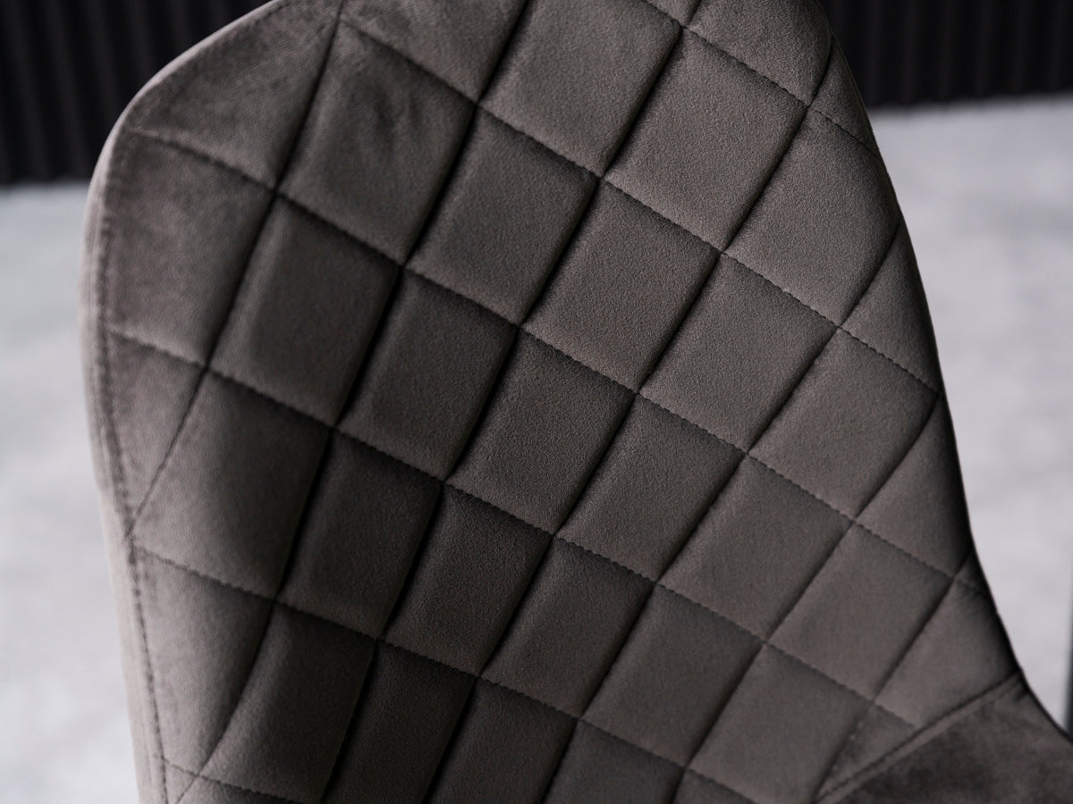 Ensemble de 2 chaises de salle à manger Alston grises