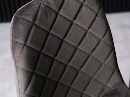 Ensemble de 2 chaises de salle à manger Alston grises