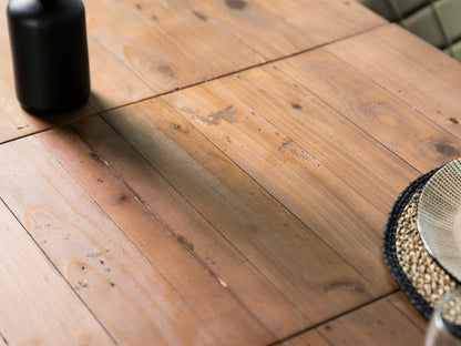 Table de salle à manger extensible Brooklyn (140 cm - 180 cm) et chaises de salle à manger Bogart noires