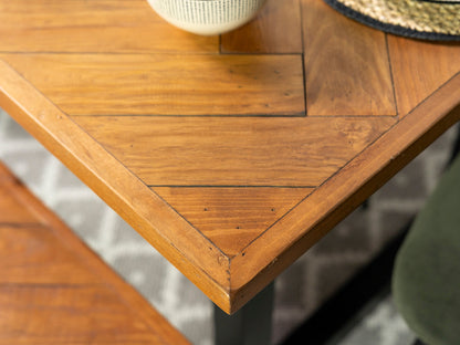 Table de salle à manger extensible Tulsa (140 cm - 180 cm) et chaises de salle à manger Gabo