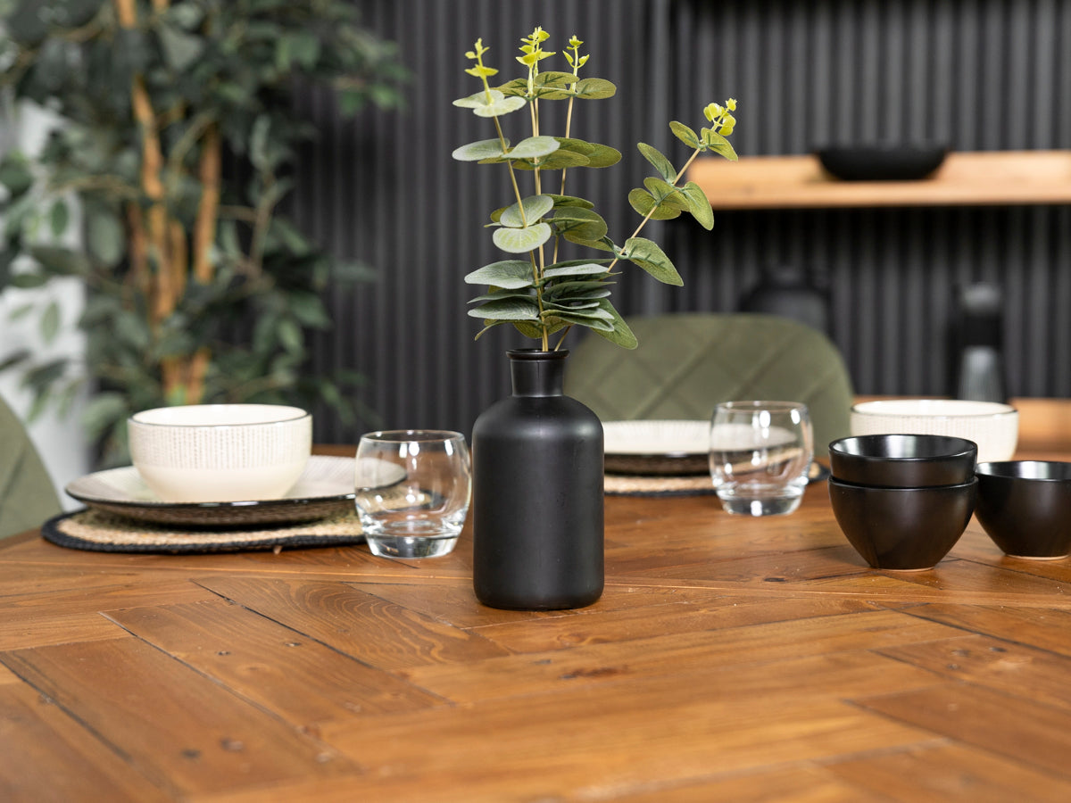 Table de salle à manger extensible Tulsa (140 cm - 180 cm) et chaises de salle à manger Bogart