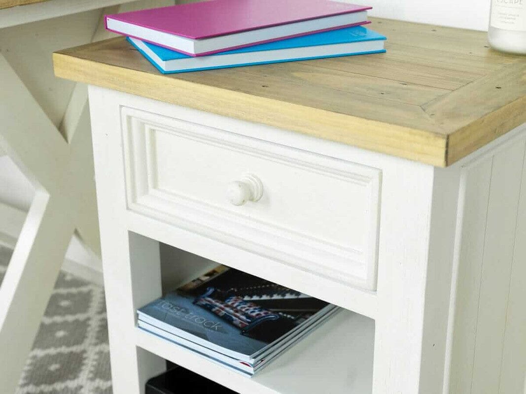 Classeur peint en gris tourterelle