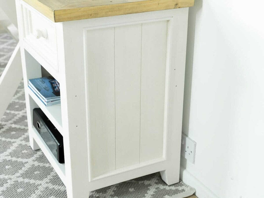 Classeur peint en gris tourterelle