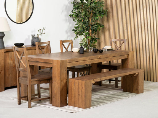 Table de salle à manger à plateau fixe Colorado