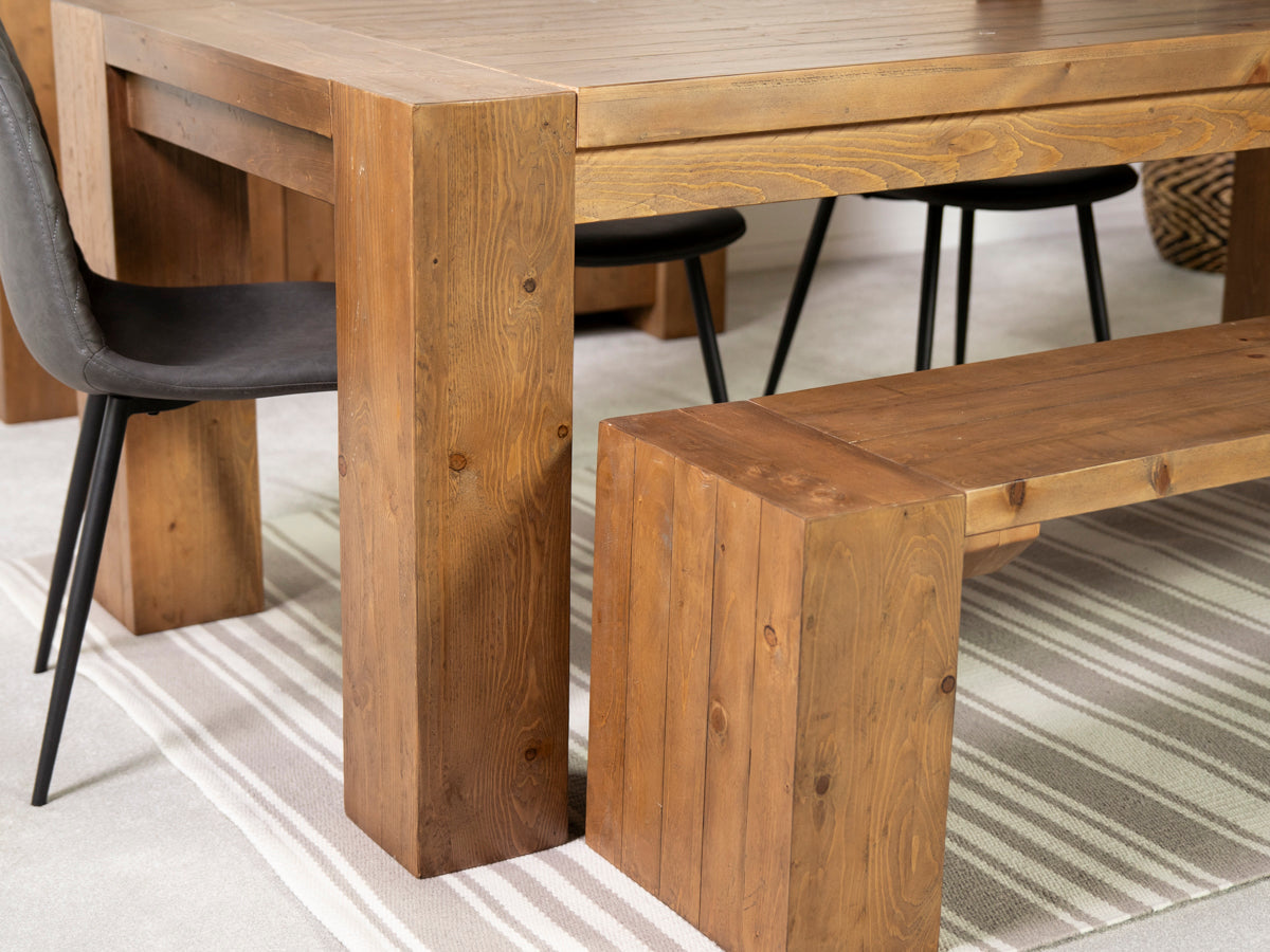 Table de salle à manger à plateau fixe Colorado