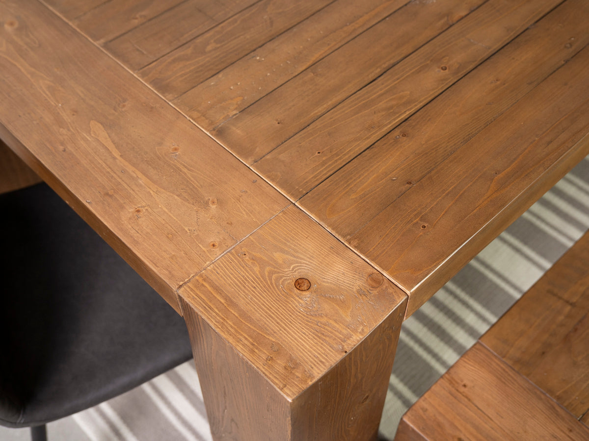 Table de salle à manger à plateau fixe Colorado